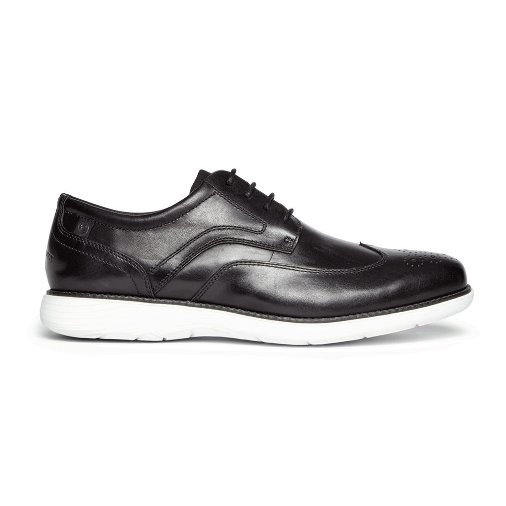 Oxfords Rockport Homem Pretas/Branco - Garett Wingtip - 95427KGEW